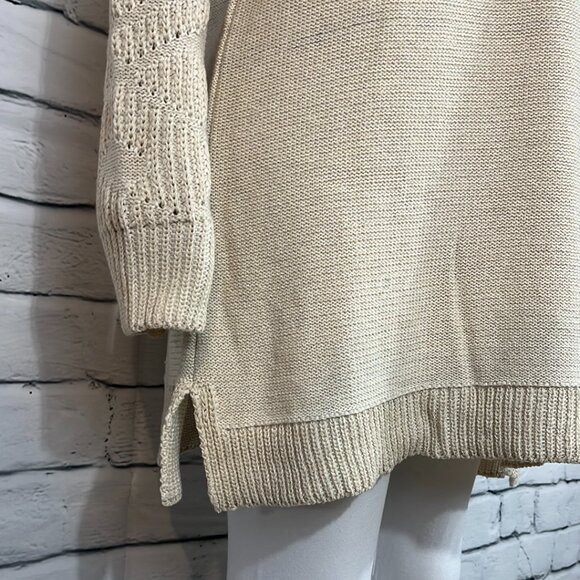 NWT Cotton Country Sweater Womens X-Large Round Neck Tight Knit Long Sle… - Picture 4 of 8